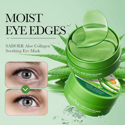 Máscara de Ojos de Colágeno y Aloe Vera