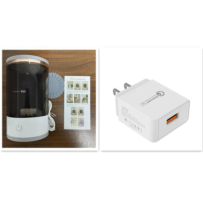 Limpiador de brochas de maquillaje